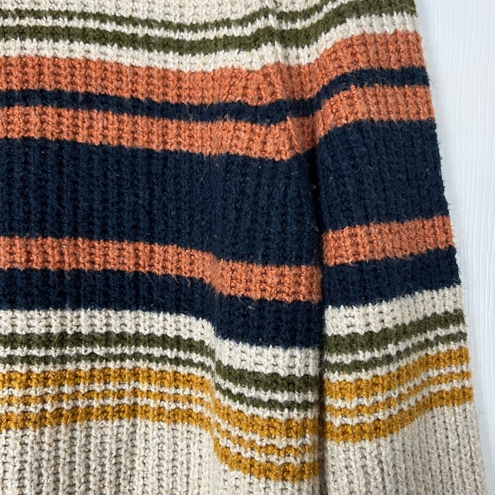 Universal Thread Striped Pullover Ribbed Knit Swe… - image 3